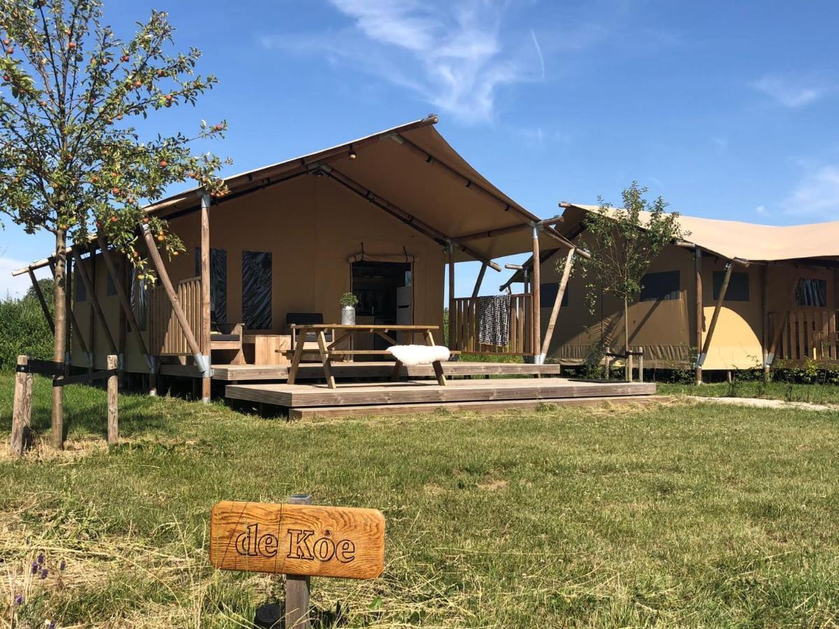 De Hazelaarshof Luxe Glampingtent Bij Natuurgebied De Millingerwaard Kekerdom Екстериор снимка