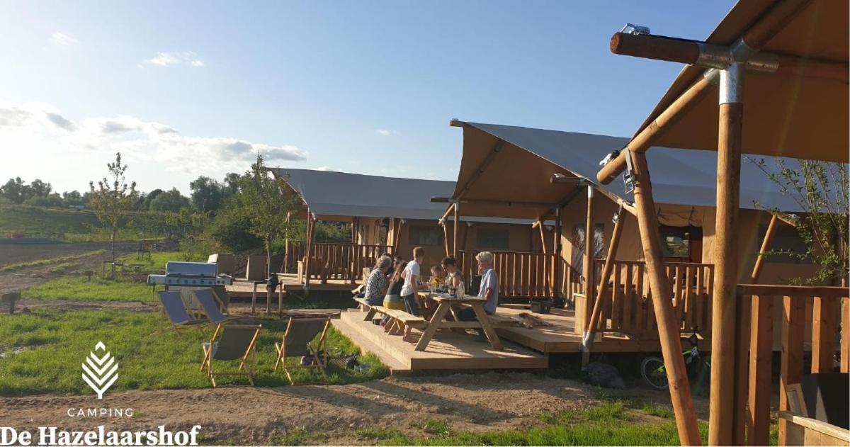 De Hazelaarshof Luxe Glampingtent Bij Natuurgebied De Millingerwaard Kekerdom Екстериор снимка